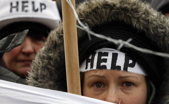 Kiev: demonstranţii cer ajutor din partea UE pentu a rezista împotriva asaltului regimului Ianukovici