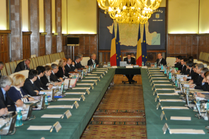 Şedinţă la Palatul Victoria, guvernul Ponta (Epoch Times România)