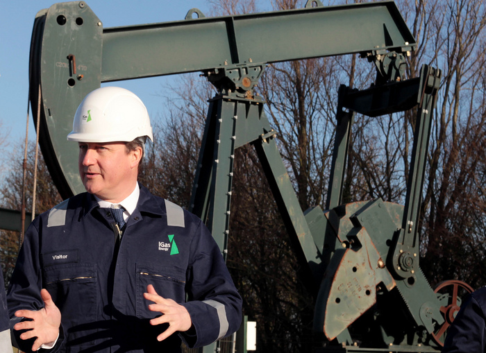 Premierul britanic David Cameron susţine exploatarea gazelor de şist