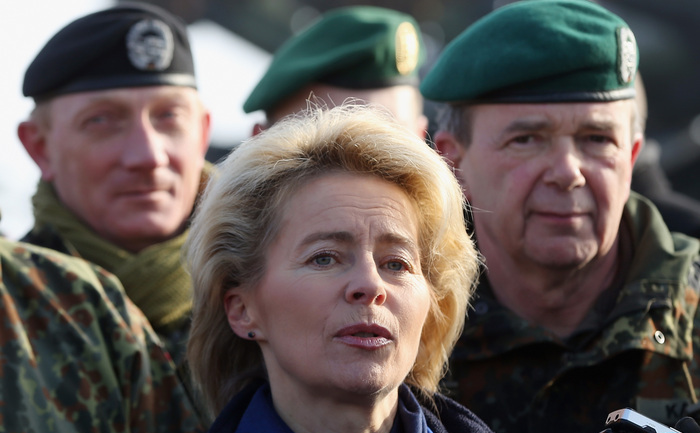 Ministrul german al apărării Ursula von der Leyen.