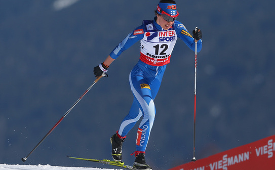 Finlandeza Kerttu Niskanen. (Alexander Hassenstein / Bongarts / Getty Images)