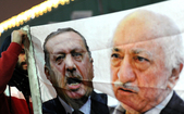 Recep Tayyip Erdogan (s) şi Fethullah Gulen (d) (OZAN KOSE / AFP / Getty Images)