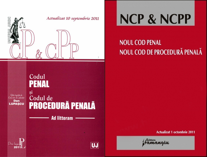 Codul Penal şi Codul de procedură penală