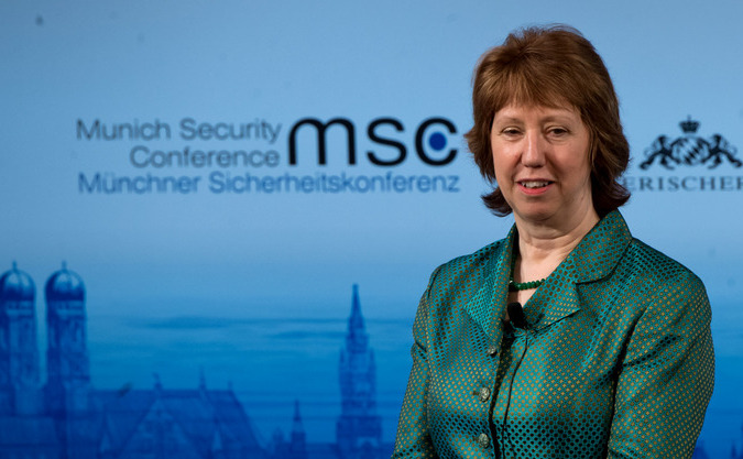Şefa diplomaţiei europene Catherine Ashton. (Joerg Koch / Getty Images)