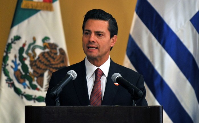 Preşedintele Mexicului, Enrique Pena Nieto. (YAMIL LAGE / AFP / Getty Images)