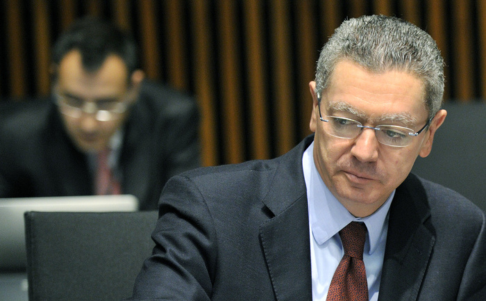 Ministrul spaniol al justiţiei Alberto Ruiz Gallardon.