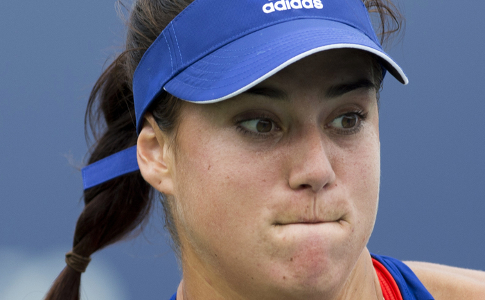 Jucătoarea română de tenis Sorana Cîrstea. (DON EMMERT / AFP / Getty Images)