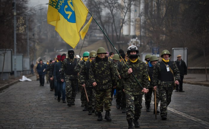 Protestatari anti-guvernamentali din Ucraina