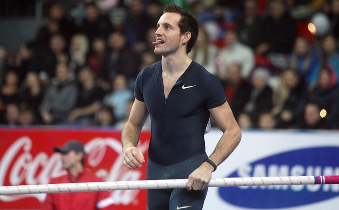 Atletul  francez Renaud Lavillenie. (Alexander KHUDOTEPLY / AFP / Getty Images)