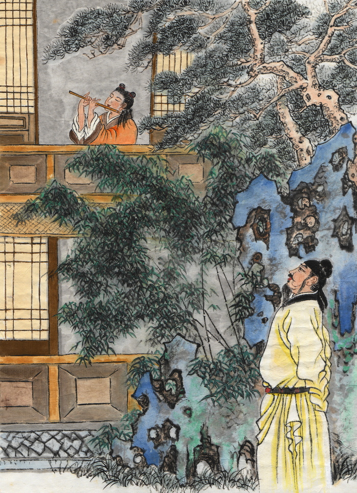 Li Mo, maestru al flautului din perioada dinastiei Tang (Jane Ku / Epoch Times)