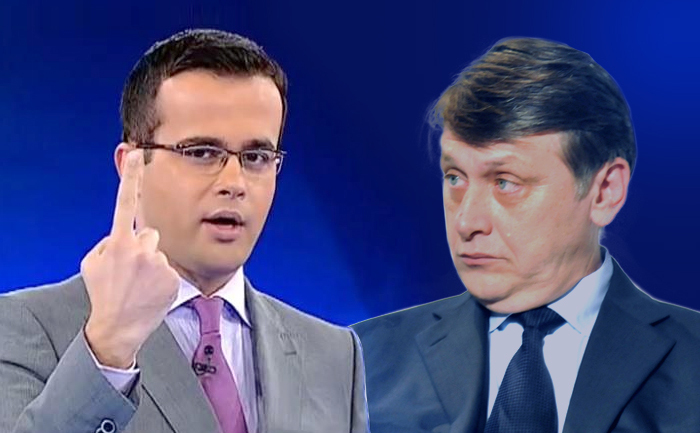 Mihai Gâdea şi Crin Antonescu într-o emisiune la Antena 3
