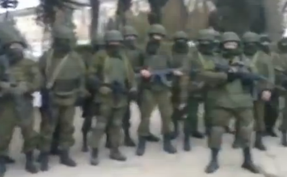 Forţele Rusiei din Crimeea.