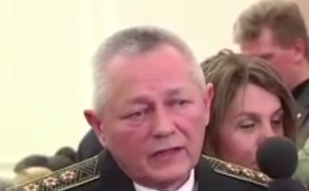 Ministrul ucrainean al Apărării Igor Teniuc. (captură youtube.com)