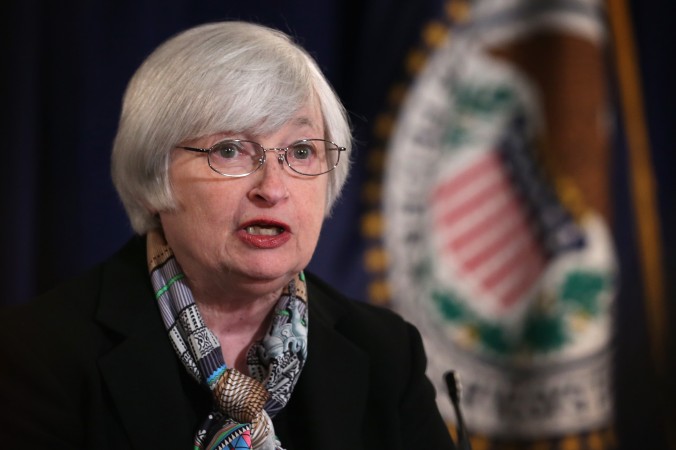 Preşedintele Board-ului Federal Reserve - Janet Yellen în Washington, 19 martie 2014. (Alex Wong / Getty Images)