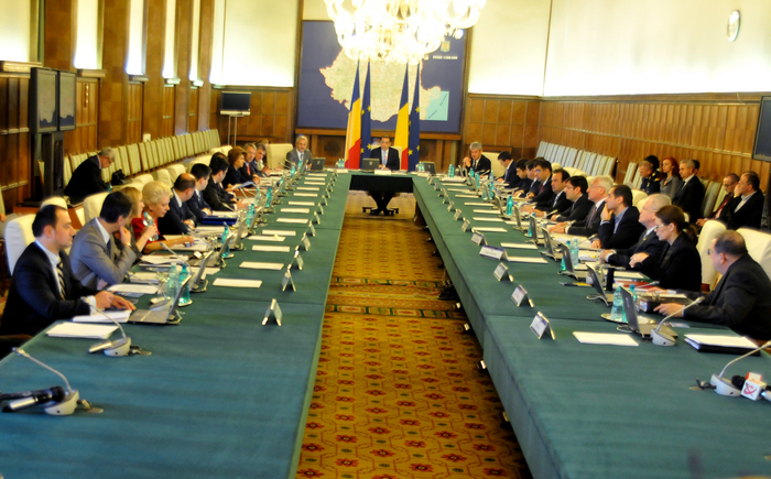 Şedinţă săptămânală de guvern la Palatul Victoria