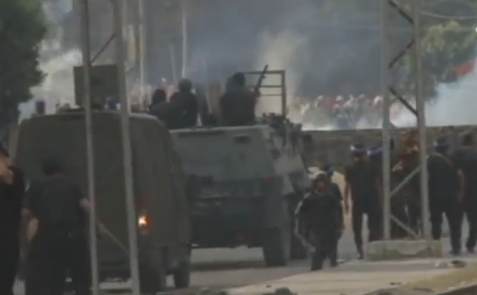 Proteste in Cairo. (captură youtube.com)