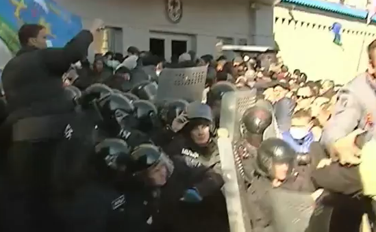 Forţele separatiste din Donetsk.