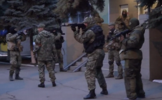 Forţele speciale ruseşti din Ucraina.
