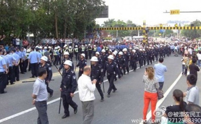 Proteste în Dongguan 