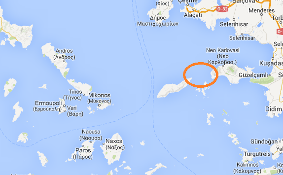 Dublu accident maritim în Marea Egee. 5 mai 2014. (Epochtimes.)