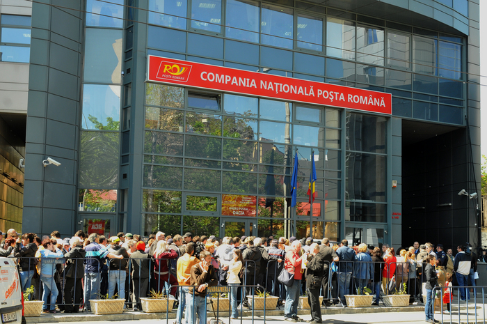 Protest la Compania Naţională Poşta Română
