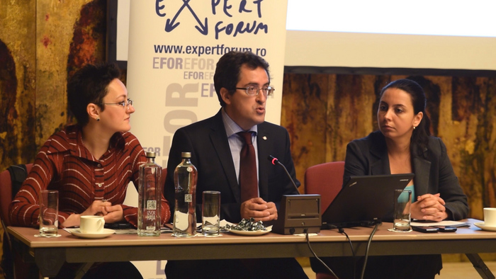 Expert Forum, Otilia Nuţu, Laura Ştefan şi Sorin Ioniţă, România între UE şi Eurasia, Bucureşti 14 mai 2014
