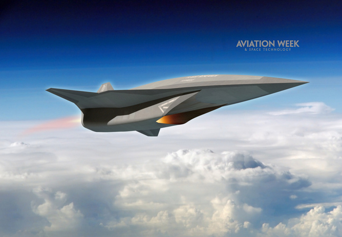 Concept al dronei supersonice dezvoltate de Lockheed Martin, SR-72.