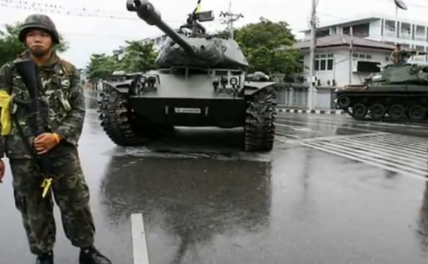 Armata a dat o lovitură de stat în Tailanda, 22 mai 2014.