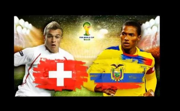Elveţia - Ecuador 2-1 (0-1),  la CM din Brazilia 2014 . (youtube.com)