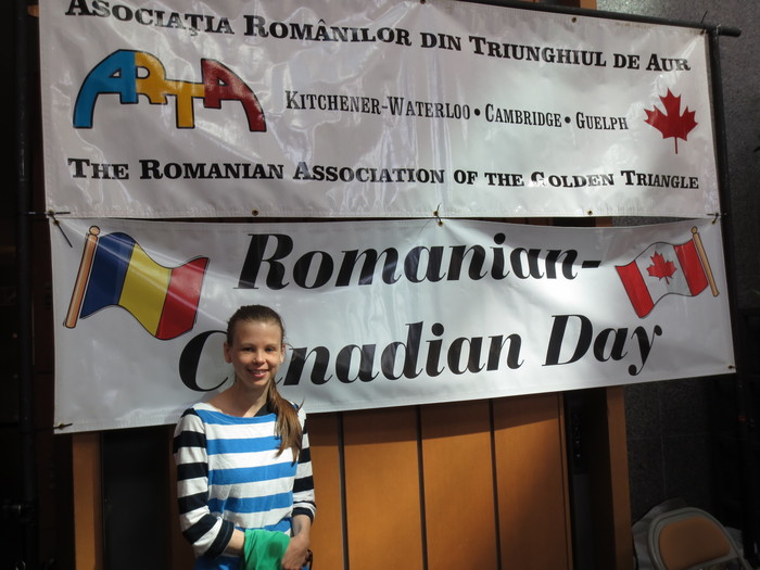 Alison Brohman, o studentă canadiană, care vorbeşte fluent româneşte