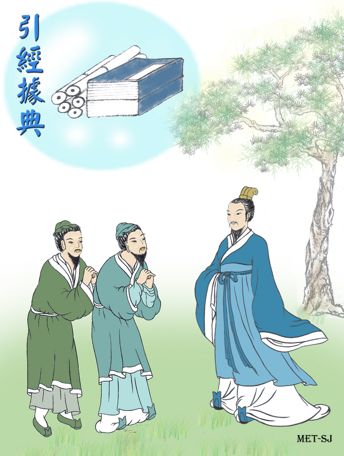 Xun Shuang a scris despre valorile tradiţionale şi etichetă în perioada dinastiei Han. În eseurile sale, el a menţionat clasicii, sperând să corecteze noţiunile necorespunzătoare şi acţiunile oamenilor din acea vreme.