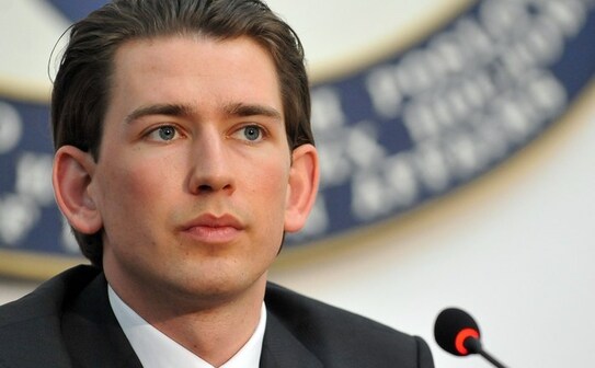 Ministrul austriac de externe, Sebastian Kurz (ELVIS BARUKCIC/AFP/Getty Images)