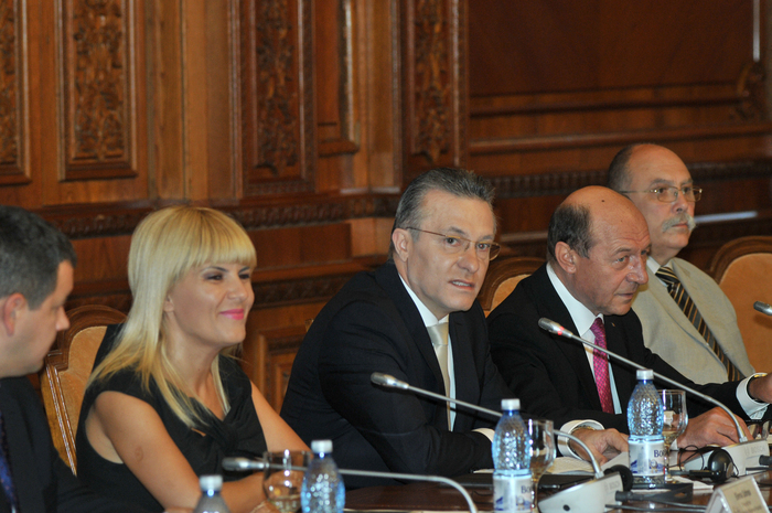 Elena Udrea, Cristian Diaconescu, Traian Băsescu şi Gheorghe  Iancu