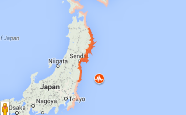 Cutremur în Marea Japoniei.