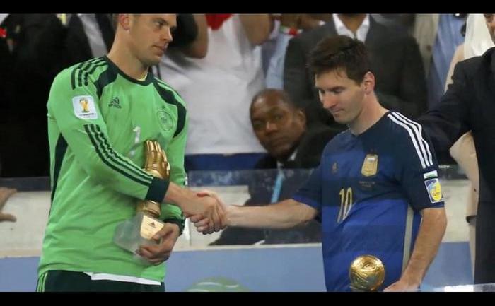 Lionel Messi, desemnat cel  mai bun jucător al Cupei Mondiale 2014.
