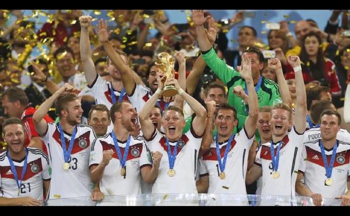Germania, câştigătoarea Campionatului Mondial de fotbal, Brazilia 2014.