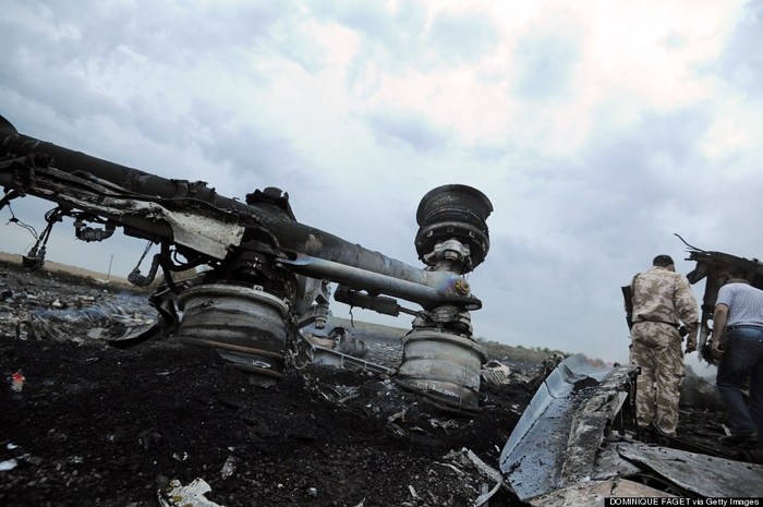 Aeronava distrusă a zborului MH17 al companiei Malaysia Airlines