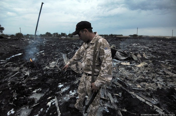 Aeronava distrusă a zborului MH17 al companiei Malaysia Airlines