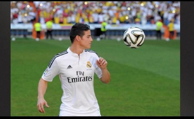 Fotbalistul columbian James Rodriguez.