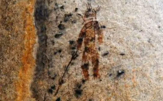Picturi rupestre descoperite în India. (youtube.)
