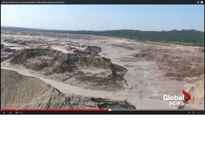 Accident minier Mount Polley Mine, Canada, 4 august 2014