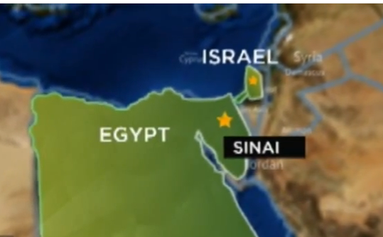 Peninsula Sinai. (captură.)