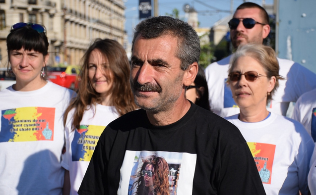 Alexandru Popescu, pe jos până la Bruxelles pentru a conştientiza opinia publică faţă de pericolele fracturării, 30 august 2014