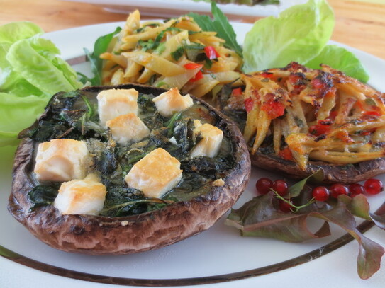 "Mini-pizza" din ciuperci (Maria Matyiku / Epoch Times)