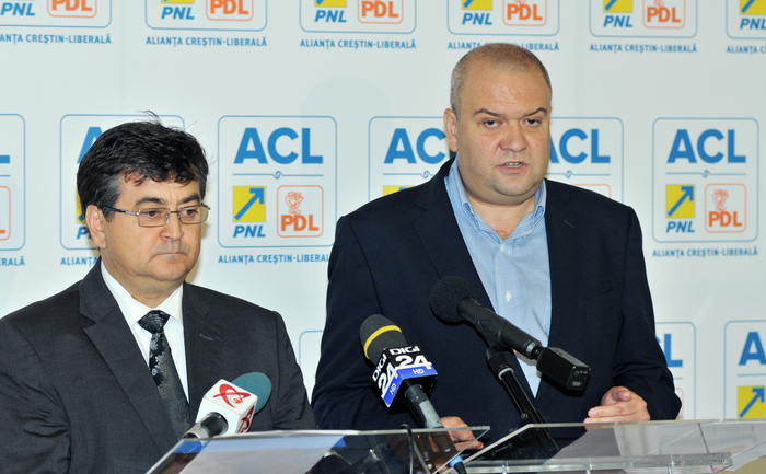 Tinel Gheorghe şi George Scutaru, conferinţă de presă la sediul ACL