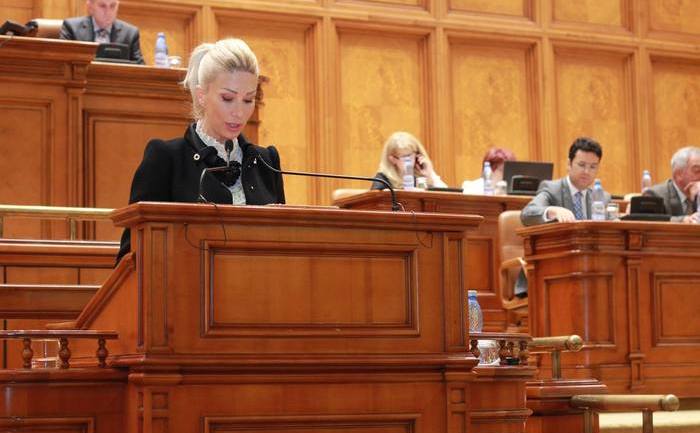 Raluca Turcan prezintă moţiunea simplă "PSD amanetează educaţia pentru a achiziţiona voturi!" initiata de ACL, 23 septembrie, 2014
