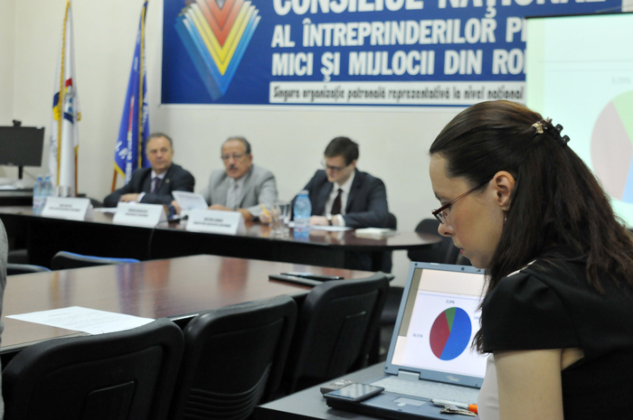 Consiliul Naţional al Întreprinderilor Private Mici şi Mijlocii din România, CNIPMMR, conferinţă de presă (Epoch Times România)