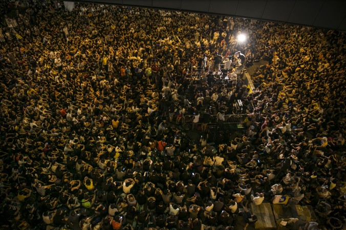Noi proteste în Hong Kong. 4 octombrie 2014