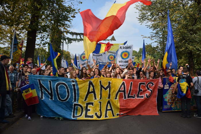 Marş pentru Basarabia în Bucureşti,12 Octombrie 2014