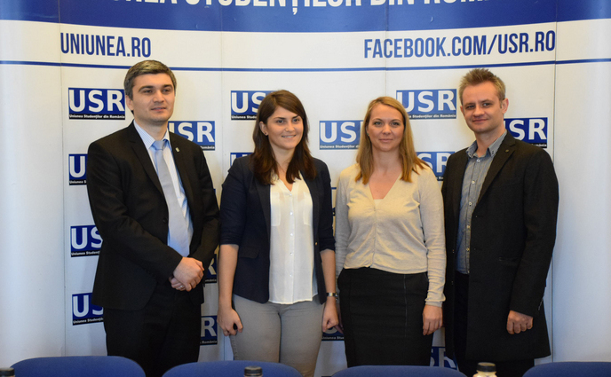 Conferinţă de presa organizată de Uniunea Studenţilor din România